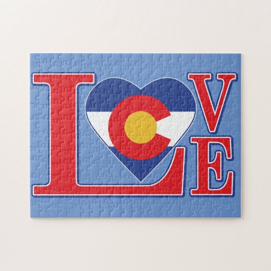 Ik hou van Colorado Legpuzzel (Horizontaal)