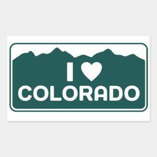 Ik hou van Colorado Sticker