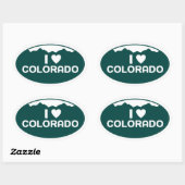 Ik hou van Colorado Sticker (Vel)