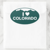 Ik hou van Colorado Sticker (Tas)