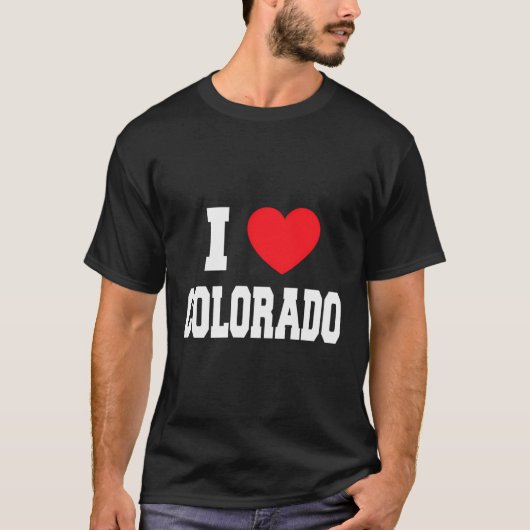 Ik hou van Colorado T-shirt (Voorkant)
