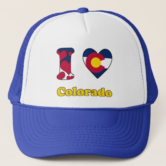 Ik hou van Colorado Trucker Pet (Voorkant)