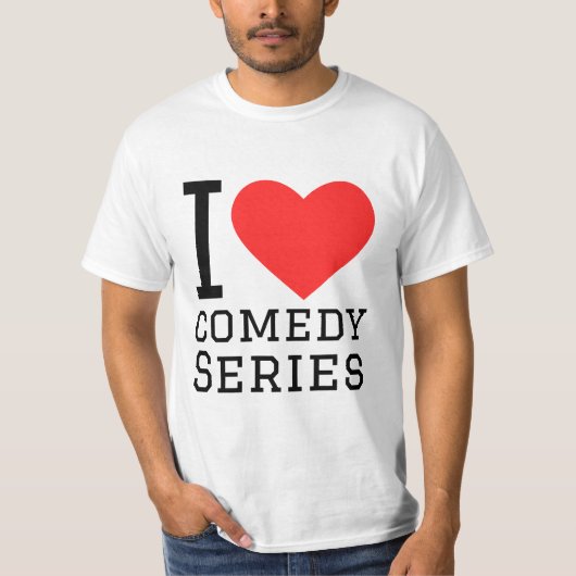 Ik hou van comedy series t-shirt (Voorkant)