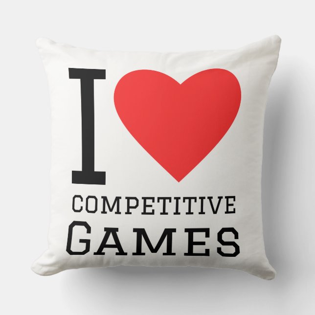 Ik hou van competitieve spellen kussen (Voorkant)