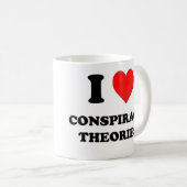 Ik hou van complottheorieën koffiemok (Voorkant rechts)