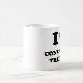 Ik hou van complottheorieën koffiemok (Center)