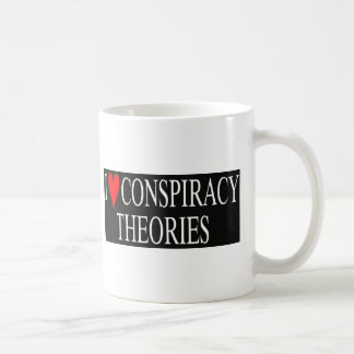 Ik hou van complottheorieën koffiemok