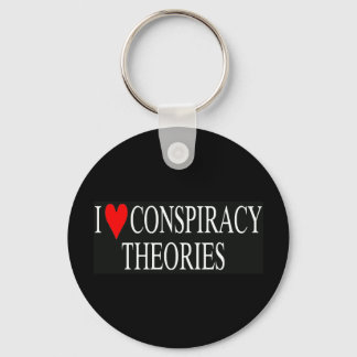 Ik hou van complottheorieën sleutelhanger