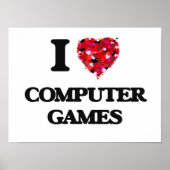 Ik hou van computergames poster (Voorkant)