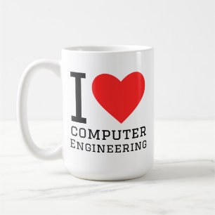 Ik hou van computertechniek koffiemok