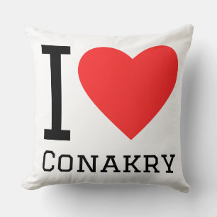 Ik hou van Conakry Kussen