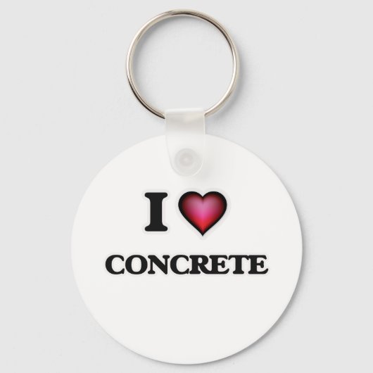 Ik hou van Concrete Sleutelhanger (Voorkant)