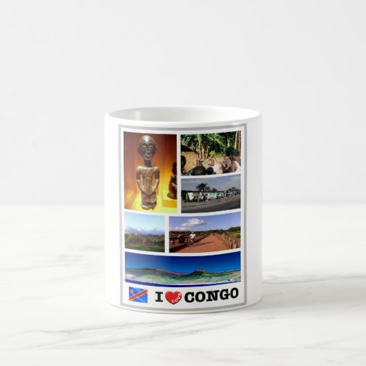 Ik hou van Congo - Koffiemok (Center)