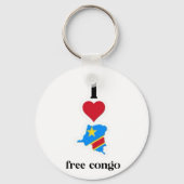 Ik hou van Congodesign Sleutelhanger (Voorkant)