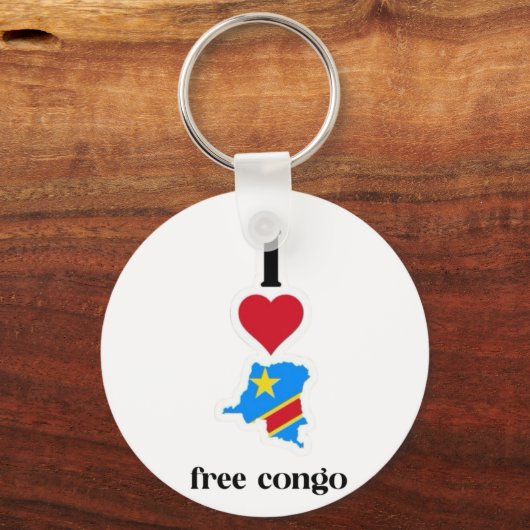 Ik hou van Congodesign Sleutelhanger (Achterkant)