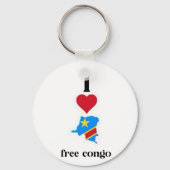 Ik hou van Congodesign Sleutelhanger (Achterkant)