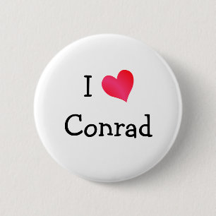 Ik hou van Conrad Ronde Button 5,7 Cm