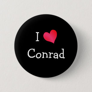 Ik hou van Conrad Ronde Button 5,7 Cm