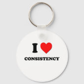 Ik hou van consistentie sleutelhanger (Voorkant)