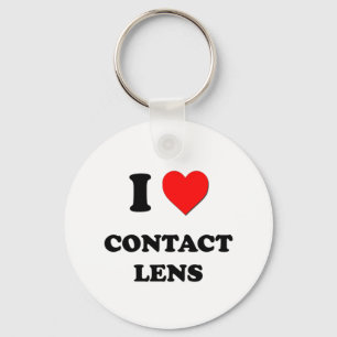 Ik hou van Contactlens Sleutelhanger