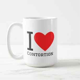 Ik hou van contortion koffiemok