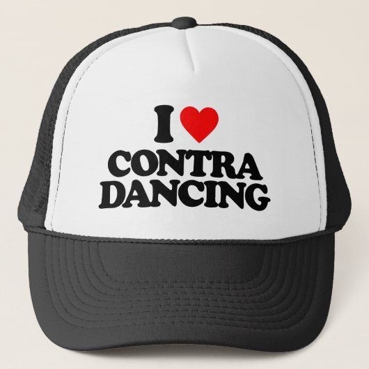 IK HOU VAN CONTRADANSEN TRUCKER PET (Voorkant)