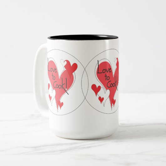 Ik hou van Cook! mok (Voorkant links)