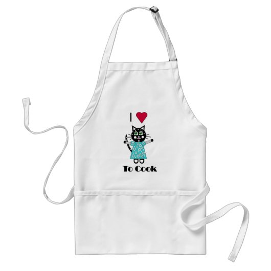 Ik hou van Cook Standaard Schort (Voorkant)