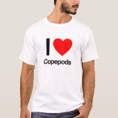Ik hou van copepoden t-shirt (Voorkant)