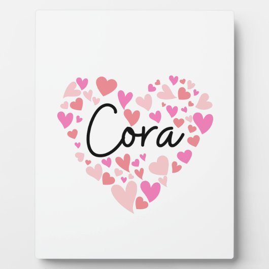Ik hou van Cora Fotoplaat (Voorkant)