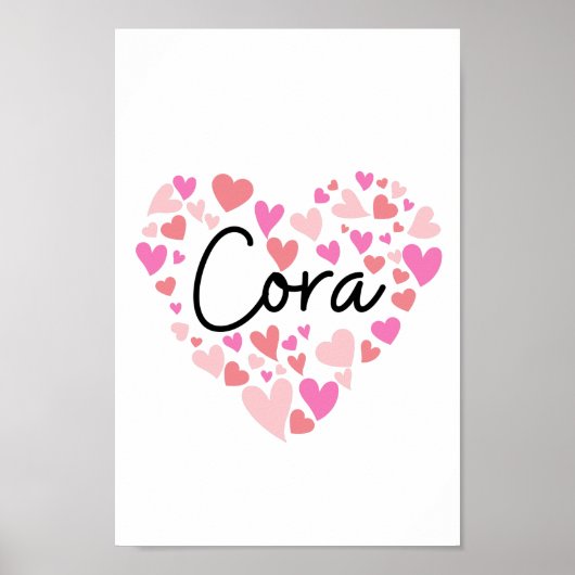 Ik hou van Cora Poster (Voorkant)
