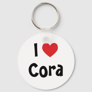 Ik hou van Cora-sleutelhanger Sleutelhanger