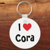 Ik hou van Cora-sleutelhanger Sleutelhanger (Voorkant)