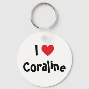 Ik hou van Coraline Sleutelhanger