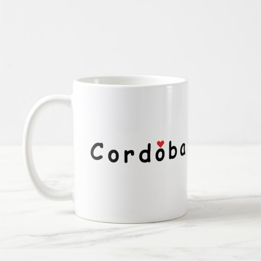 Ik hou van Cordoba Koffiemok (Links)