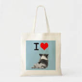 Ik hou van Corgi Butt Tote Bag (Voorkant)