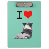 Ik hou van Corgi Butts Klembord (Voorkant)