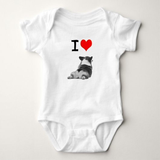 Ik hou van Corgi Butts T-shirt (Voorkant)