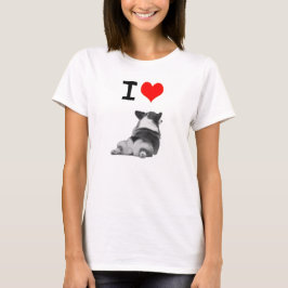 Ik hou van Corgi Butts T-shirt