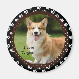 Ik hou van Corgies Magnet