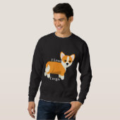Ik hou van Corgis Cool Apparel Corgis Trui (Voorkant volledig)