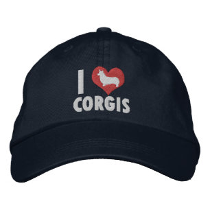 Ik hou van Corgis geborduurd Pet