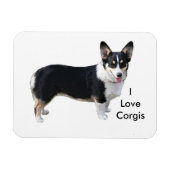 Ik hou van corgis magneet (Horizontaal)