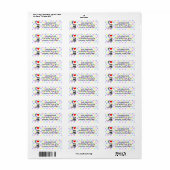 Ik hou van Corgis met Polka-Stippen Etiket (Full Sheet)