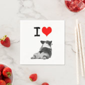 Ik hou van Corgis Napkins Servetten (Insitu)