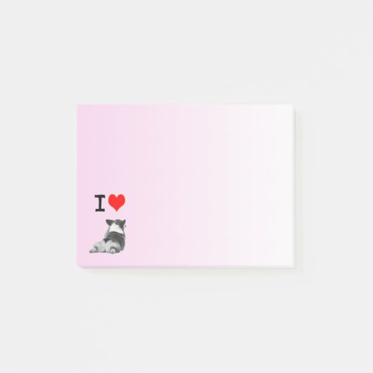 Ik hou van Corgis Post-it® Notes (Voorkant)