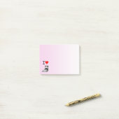 Ik hou van Corgis Post-it® Notes (Op bureau)