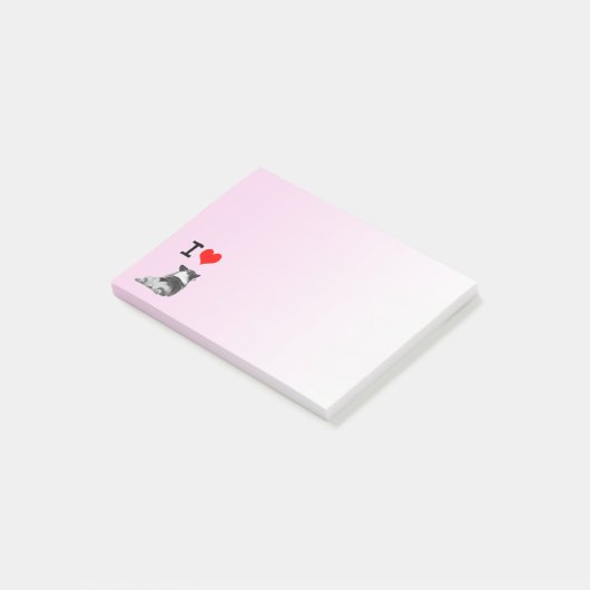 Ik hou van Corgis Post-it® Notes (Schuin)
