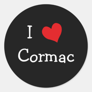 Ik hou van Cormac Ronde Sticker