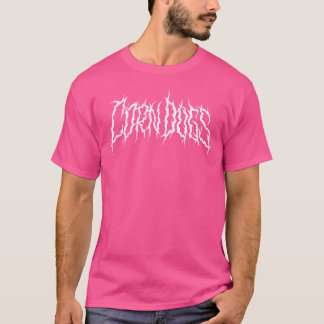 Ik hou van corndogs Grappige favoriete hond eet vo T-shirt
